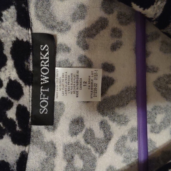 Soft Works Leopard Jacket Size 12 - Picture 5 of 8